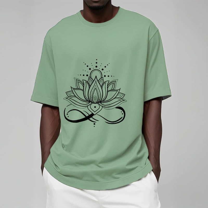 Nimara Ritual Lotus Flower Sun Design Tee T-shirt