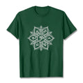 Nimara Ritual Mandala Flower Om Mani Padme Hum Mantra Tee T-shirt