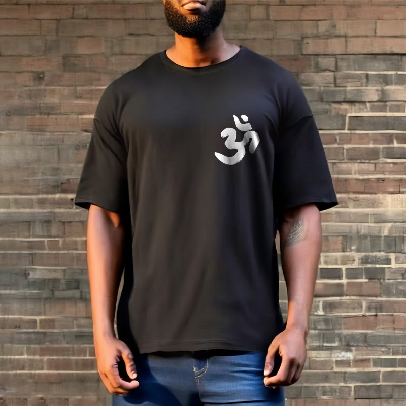 Nimara Ritual Om Symbol Sanskrit Tee T-shirt