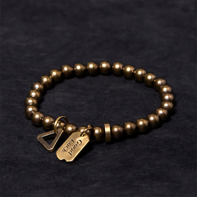 Nimara Ritual Retro Pure Copper Brass Luck Bracelet