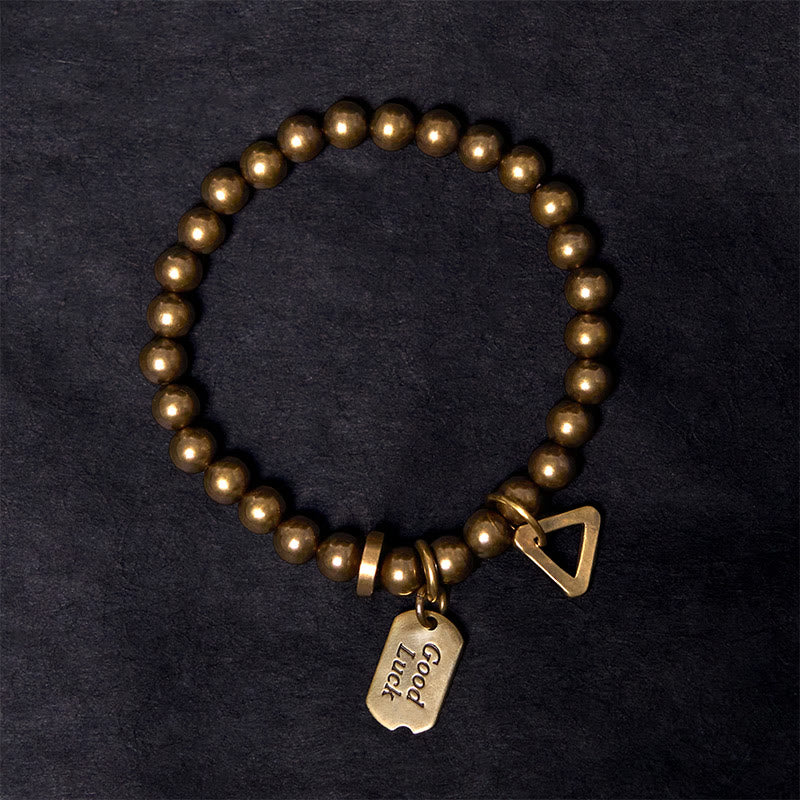 Nimara Ritual "Wishing You Good Luck Always" Pure Copper Brass Bracelet Includes Gift Message Card