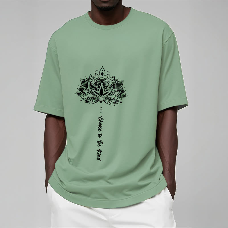 Nimara Ritual Choose To Be Kind Geometric Flower Tee T-shirt