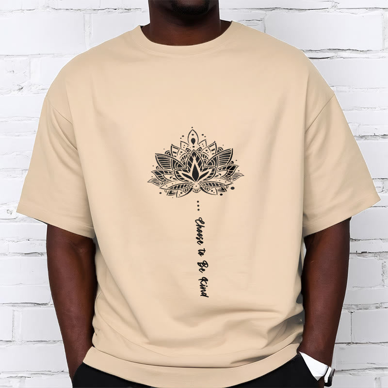 Nimara Ritual Choose To Be Kind Geometric Flower Tee T-shirt