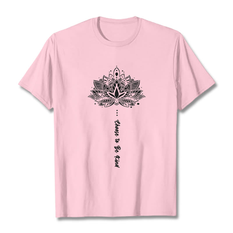 Nimara Ritual Choose To Be Kind Geometric Flower Tee T-shirt