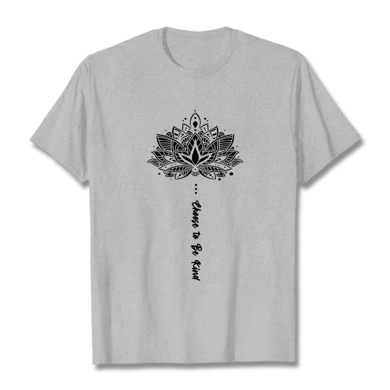 Nimara Ritual Choose To Be Kind Geometric Flower Tee T-shirt
