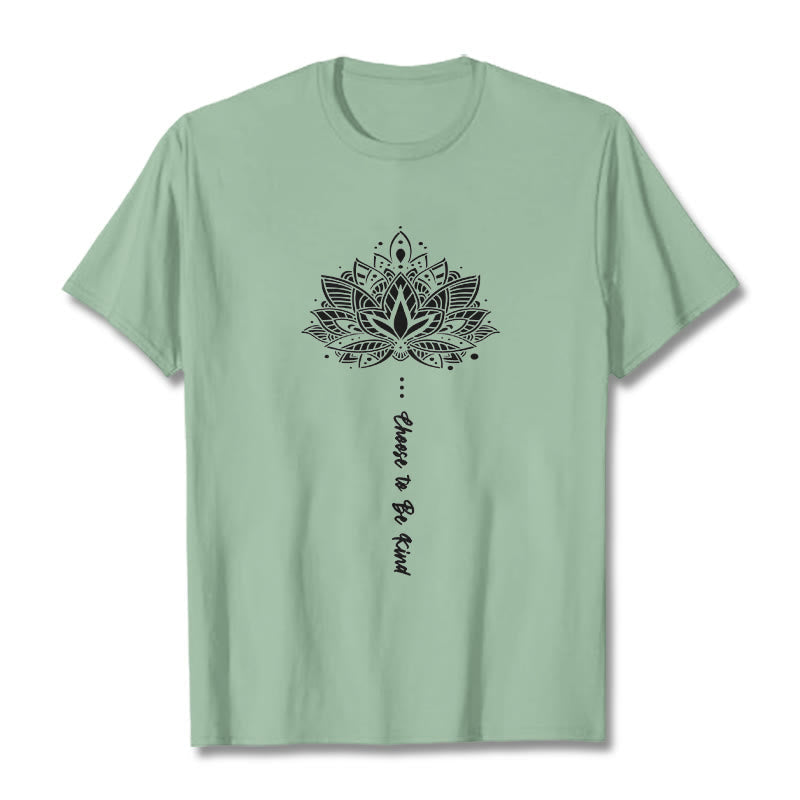 Nimara Ritual Choose To Be Kind Geometric Flower Tee T-shirt