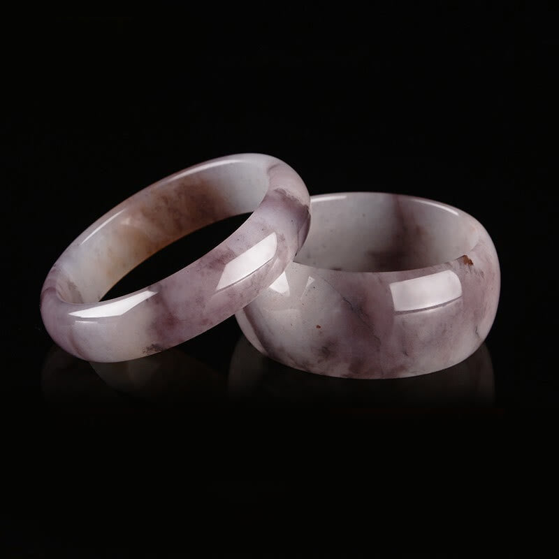 Nimara Ritual Purple Jade Happiness Protection Bracelet Bangle