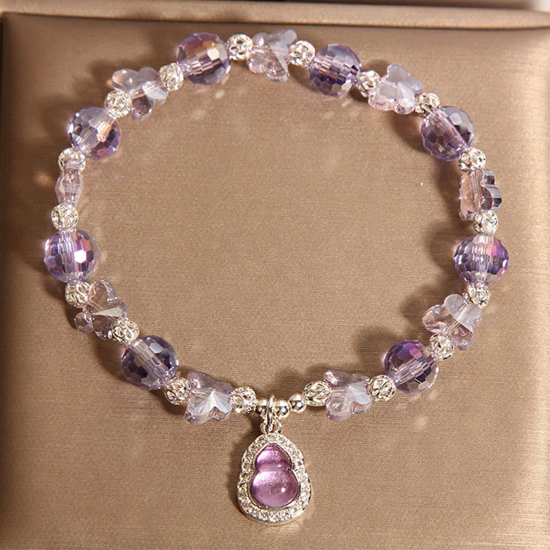 Nimara Ritual Butterfly Gourd Amethyst Citrine Labradorite Balance Bracelet