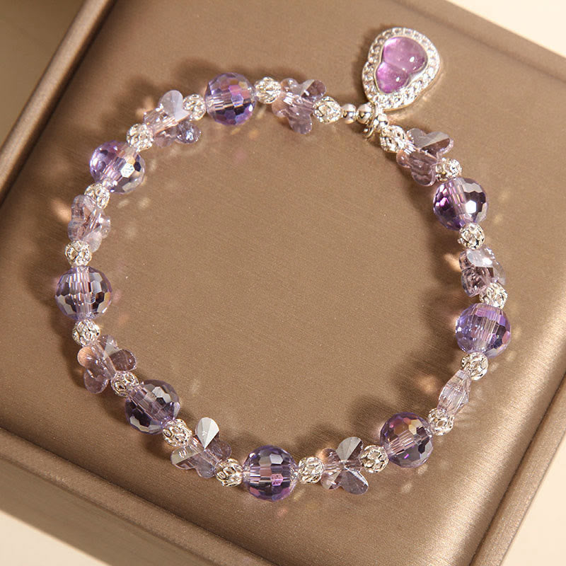 Nimara Ritual Butterfly Gourd Amethyst Citrine Labradorite Balance Bracelet