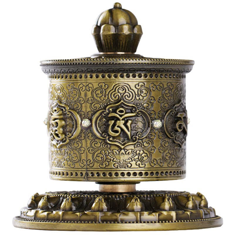 Nimara Ritual Tibetan Blessing Prayer Wheel Car Decoration
