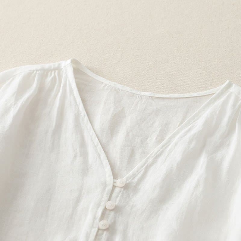 Nimara Ritual Embroidery Button-down Women's Shirt