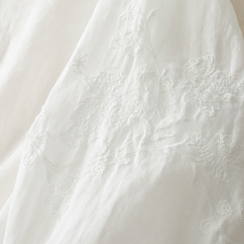 Nimara Ritual Embroidery Button-down Women's Shirt