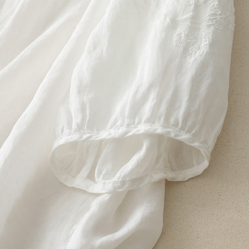 Nimara Ritual Embroidery Button-down Women's Shirt