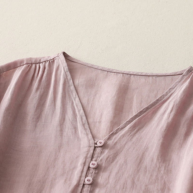 Nimara Ritual Embroidery Button-down Women's Shirt