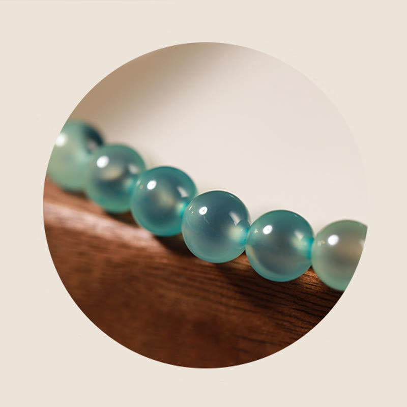 Nimara Ritual Natural Colorful Candy Agate Golden Lotus Pod Healing Bracelet