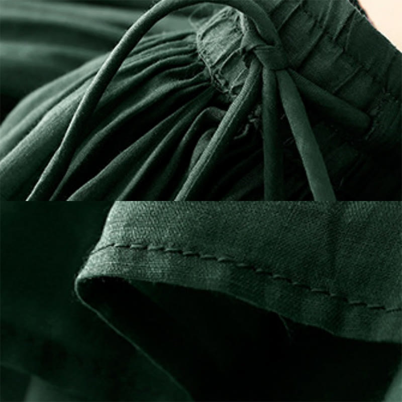 Nimara Ritual Summer Solid Color Elastic Waist Drawstring Women's Skirt