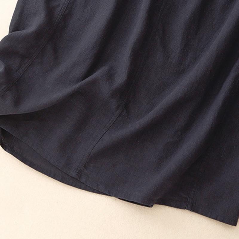 Nimara Ritual Drawstring A-line Elastic Waist Cotton Women's Skirt