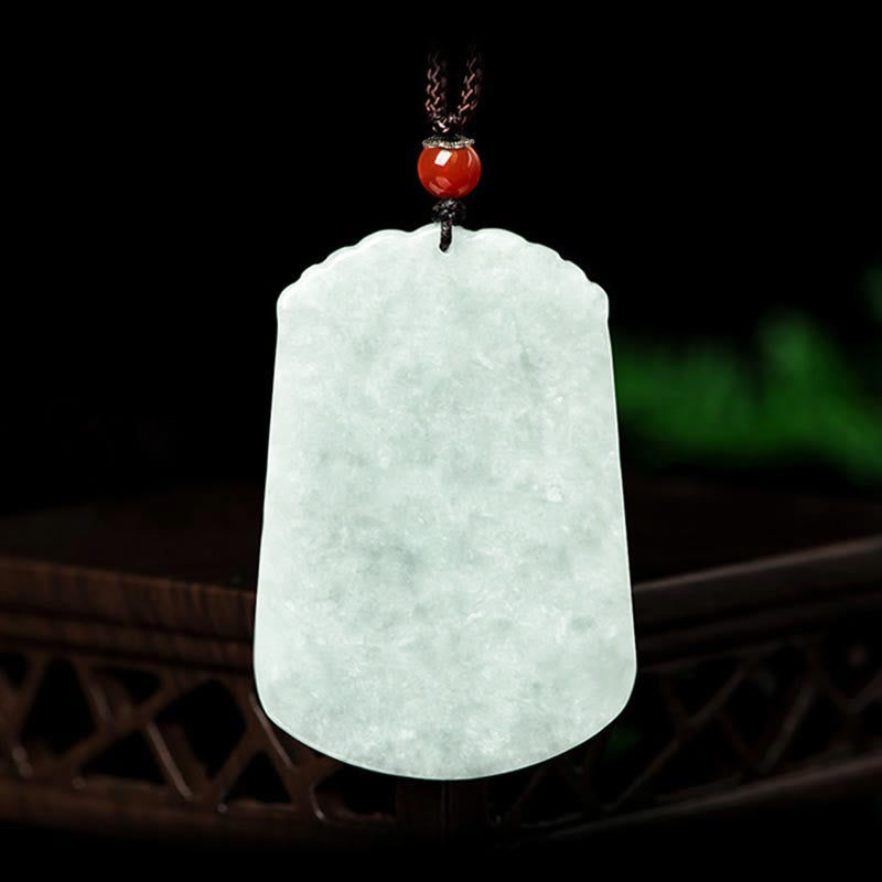 Nimara Ritual Natural Jade 12 Chinese Zodiac Abundance Amulet Pendant Necklace