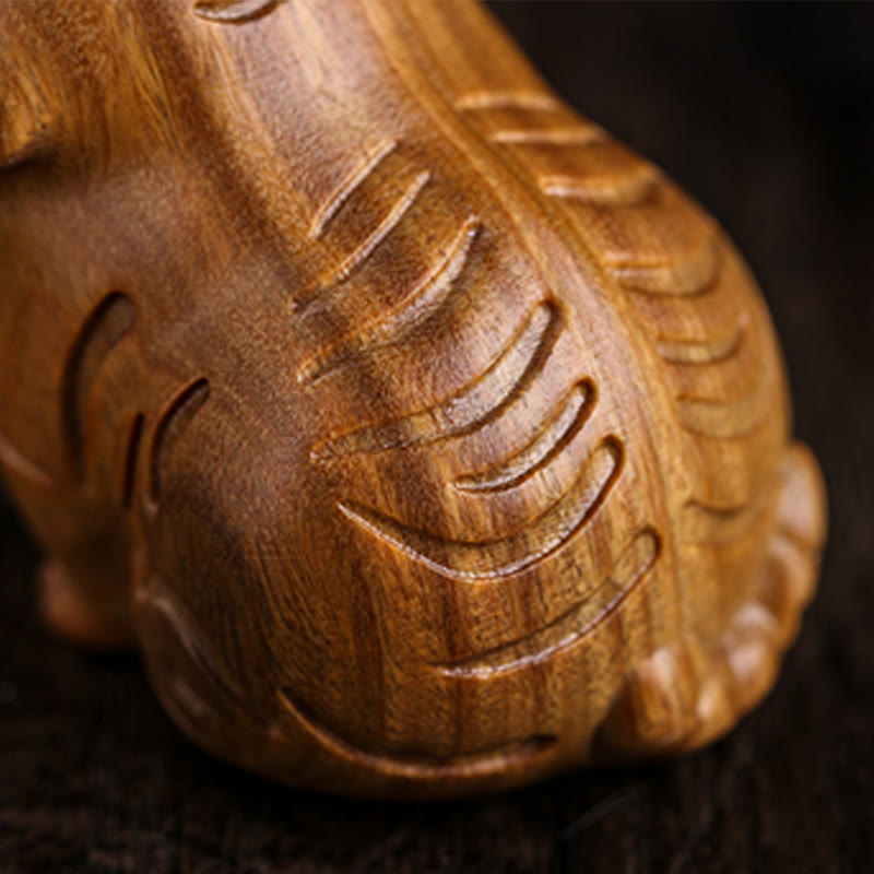 Nimara Ritual Green Sandalwood Cute Tiger Animals Positive Decoration
