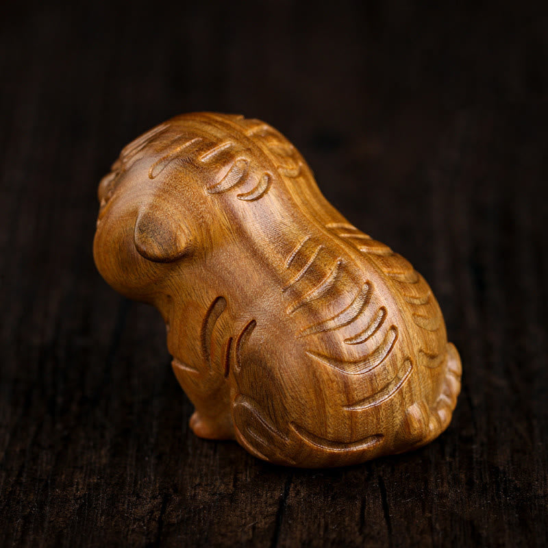 Nimara Ritual Green Sandalwood Cute Tiger Animals Positive Decoration