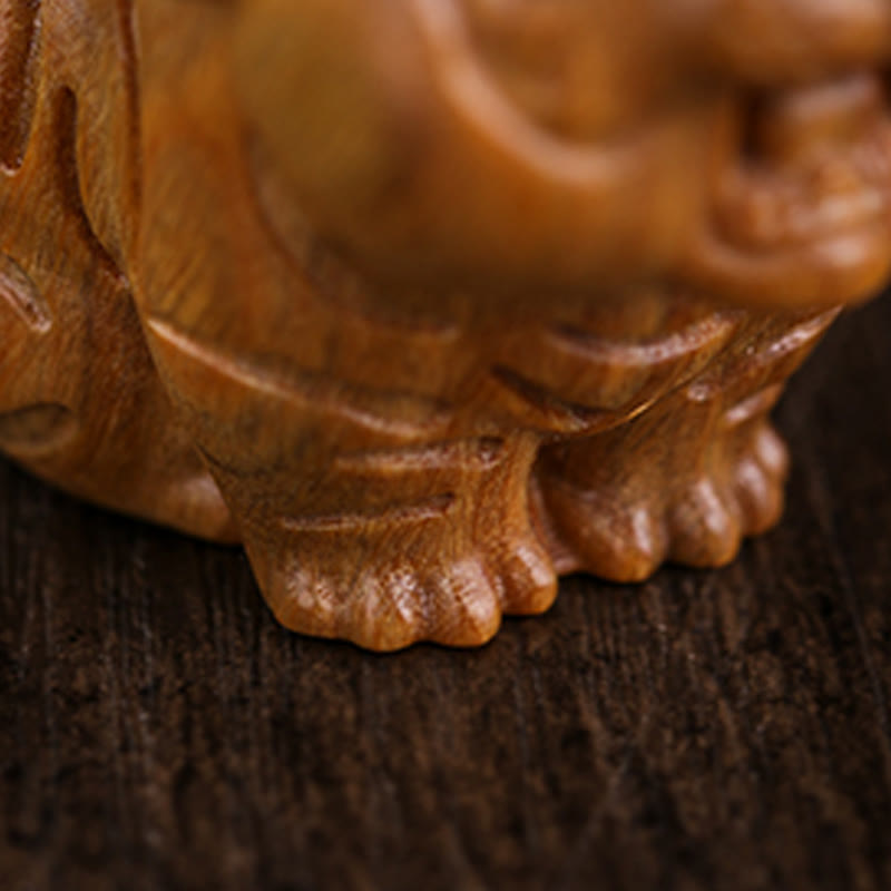 Nimara Ritual Green Sandalwood Cute Tiger Animals Positive Decoration