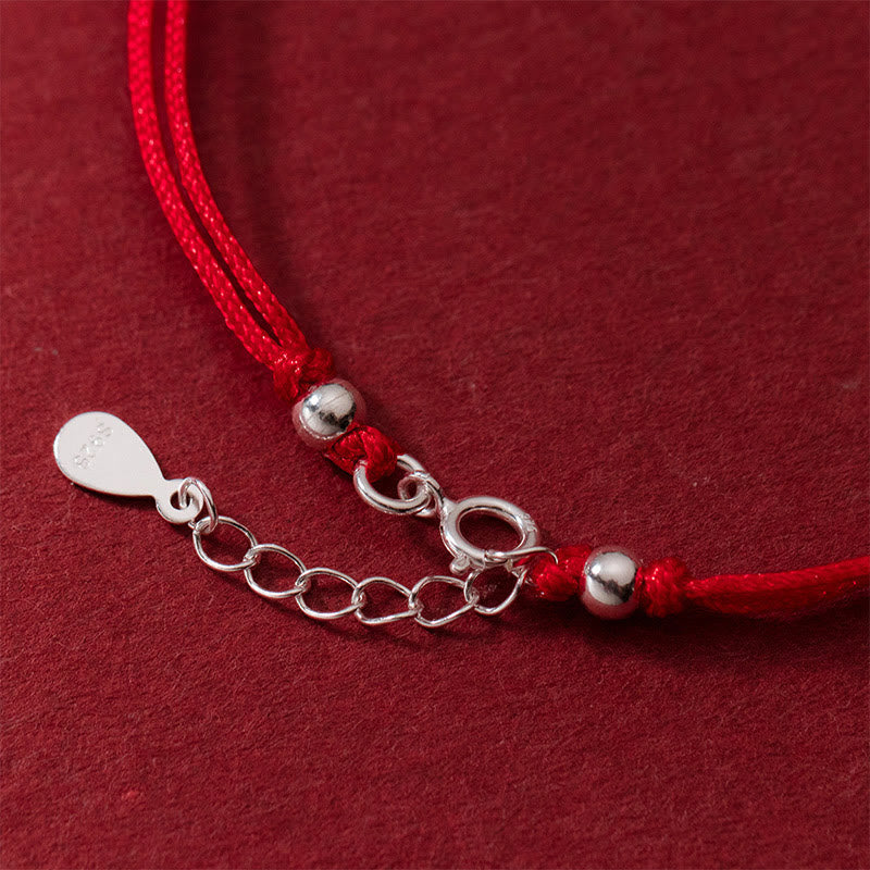 Nimara Ritual 925 Sterling Silver Hollow Copper Coin Luck String Bracelet