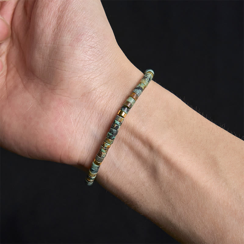 Nimara Ritual Turquoise Purification Spacer Bead Bracelet