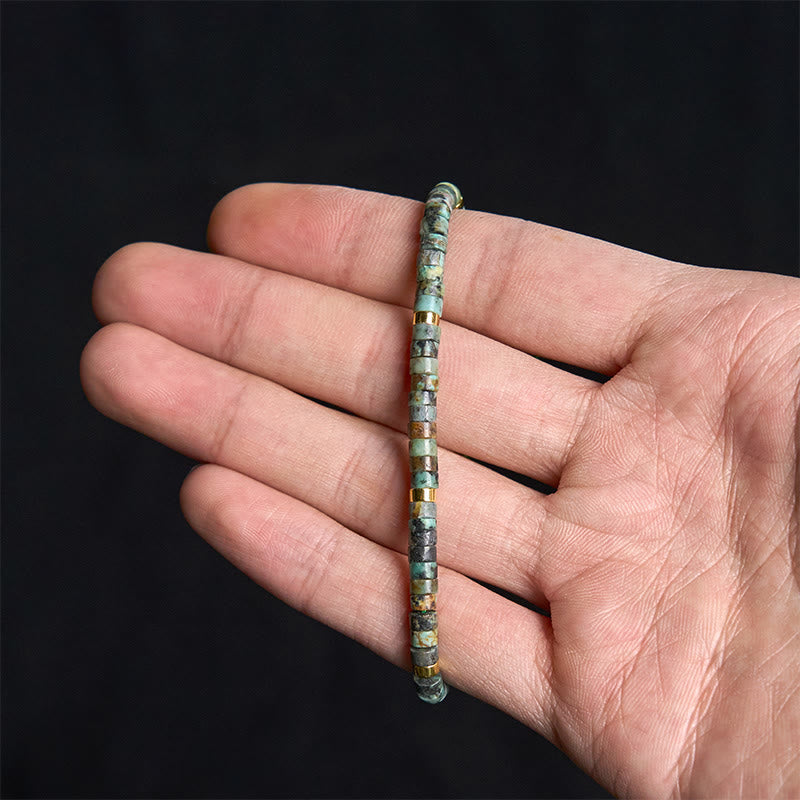 Nimara Ritual Turquoise Purification Spacer Bead Bracelet