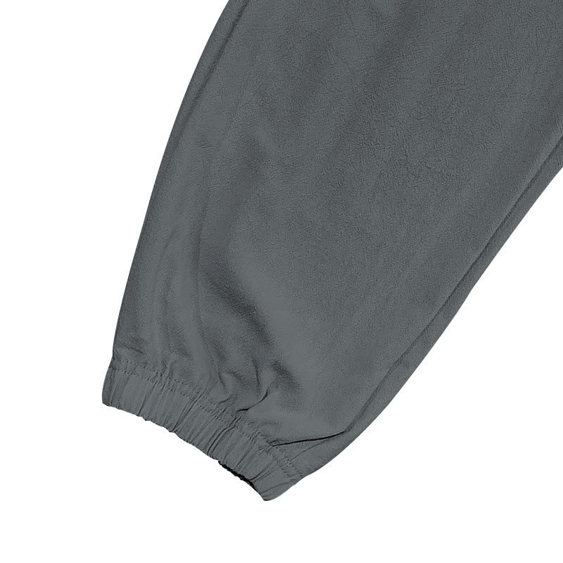 Nimara Ritual Solid Color Linen Drawstring Men's Cargo Pants With Pockets