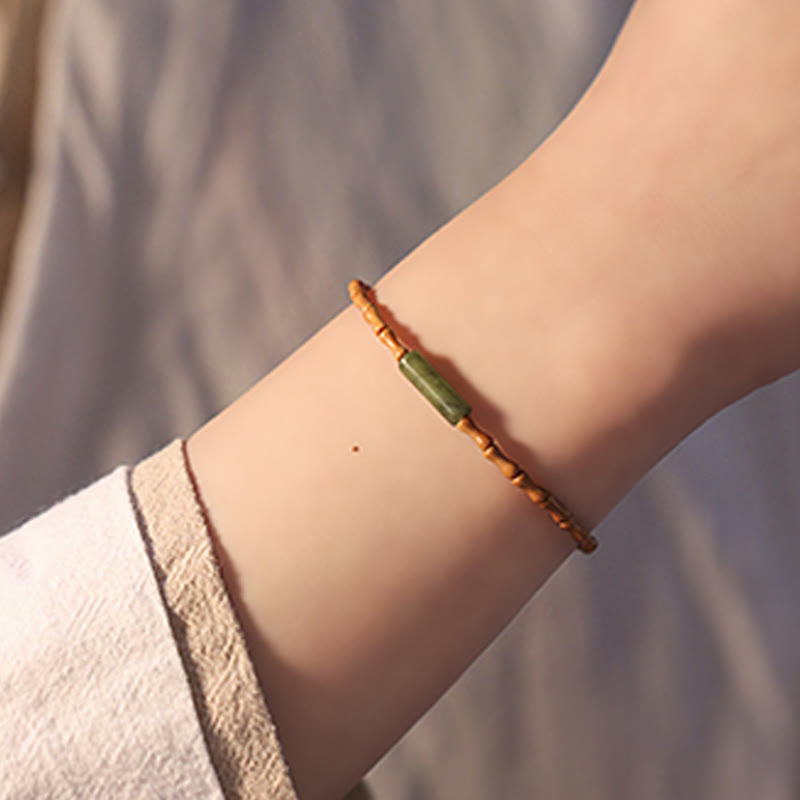 Nimara Ritual Ultra-fine Olive Pit Peace Bracelet