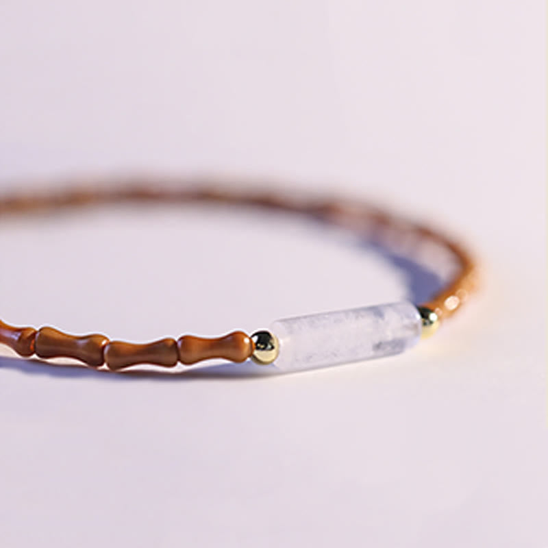 Nimara Ritual Ultra-fine Olive Pit Peace Bracelet