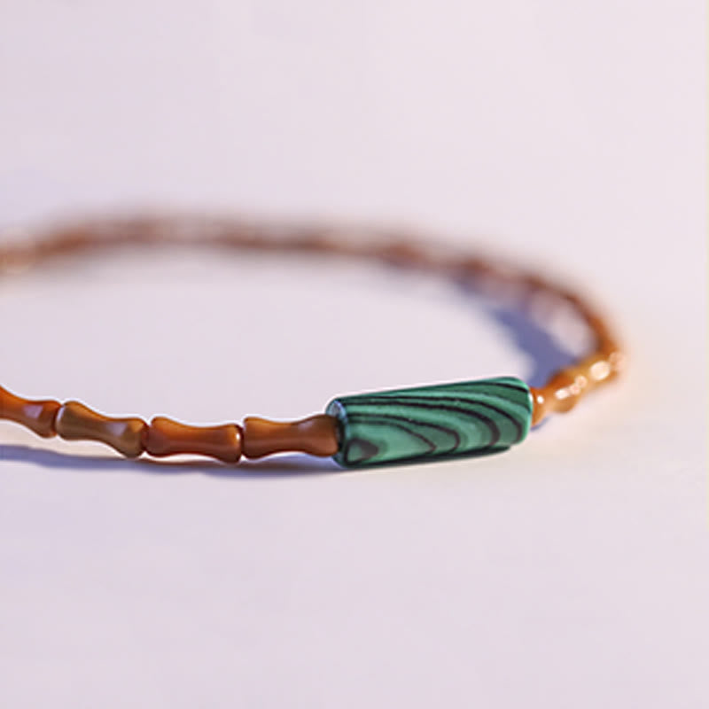 Nimara Ritual Ultra-fine Olive Pit Peace Bracelet