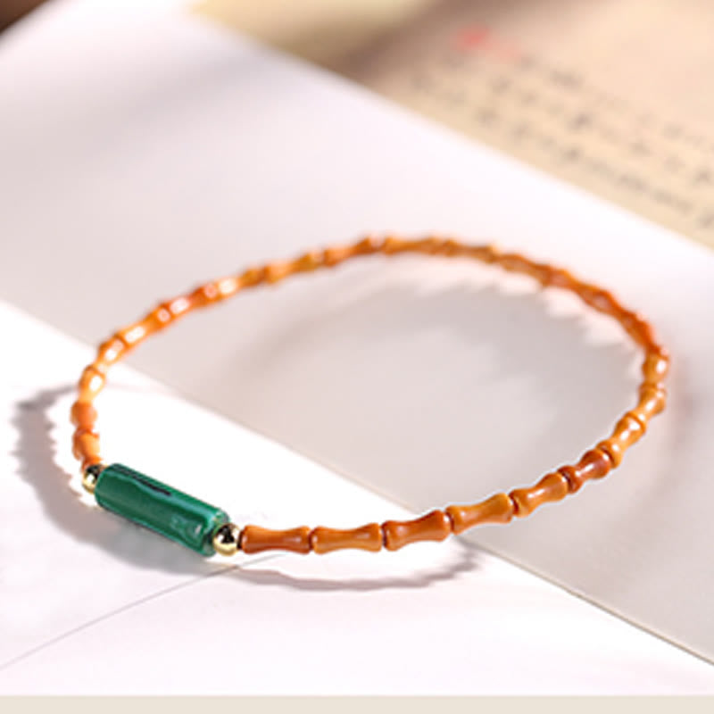 Nimara Ritual Ultra-fine Olive Pit Peace Bracelet