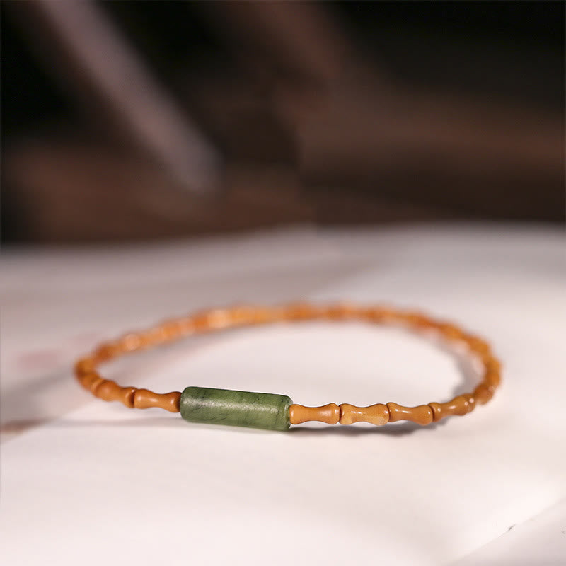 Nimara Ritual Ultra-fine Olive Pit Peace Bracelet