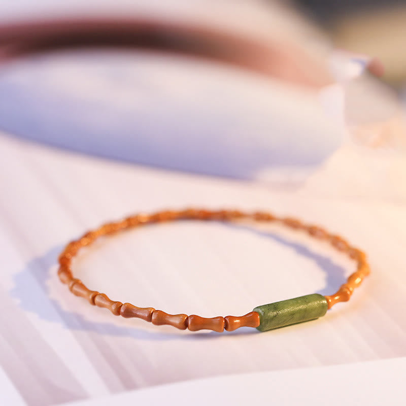 Nimara Ritual Ultra-fine Olive Pit Peace Bracelet