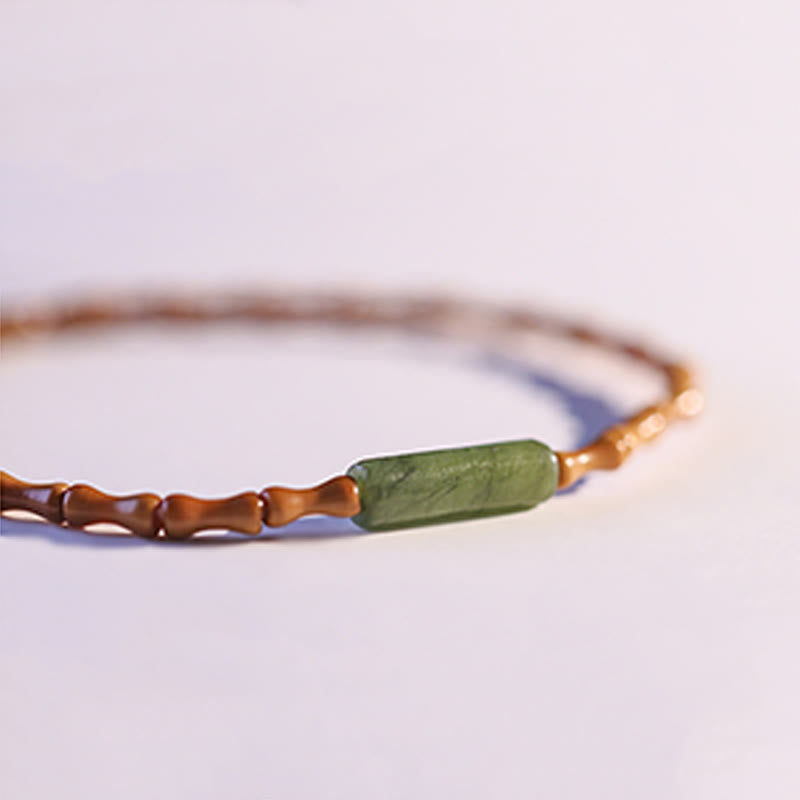 Nimara Ritual Ultra-fine Olive Pit Peace Bracelet