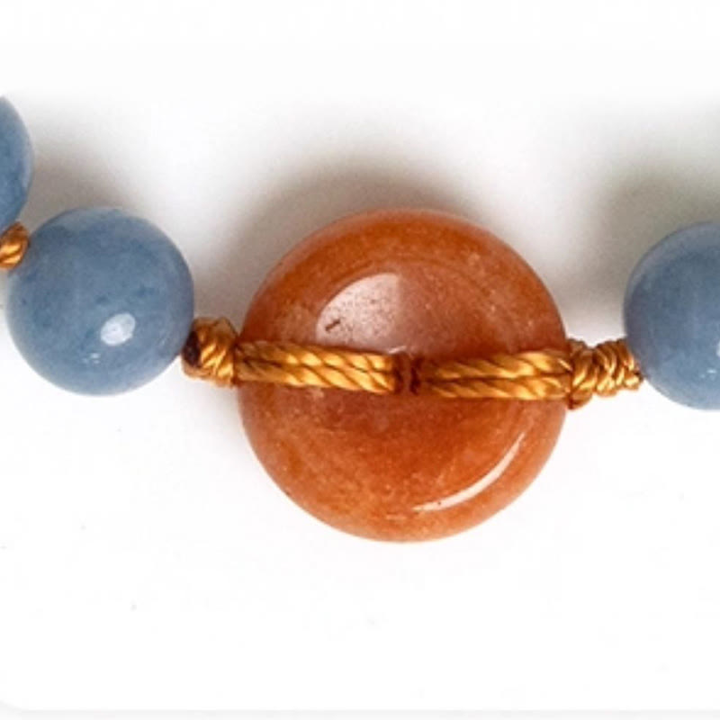 Nimara Ritual Colored Aventurine Peace Buckle Cure Bracelet