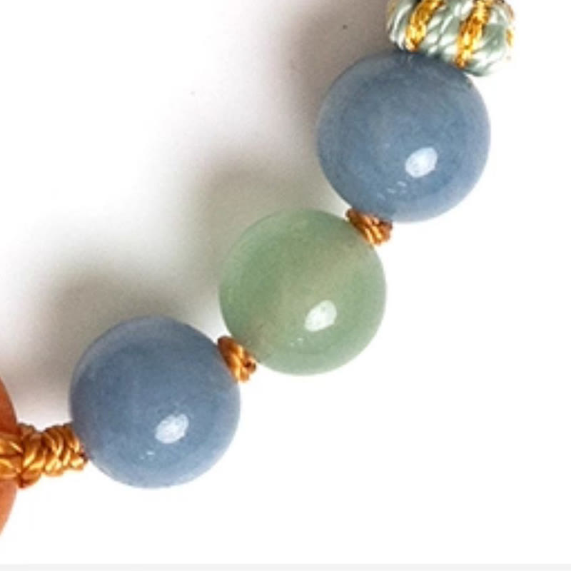 Nimara Ritual Colored Aventurine Peace Buckle Cure Bracelet