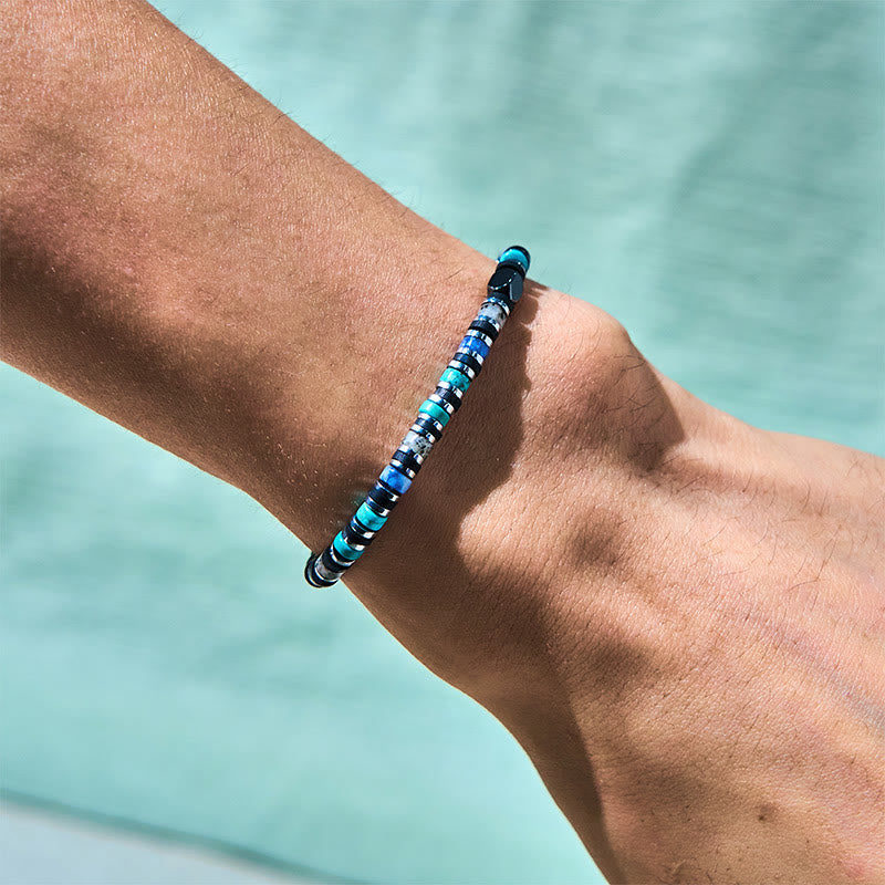 Nimara Ritual Various Stones Hematite Turquoise Emperor Stone Powerful Support Bracelet