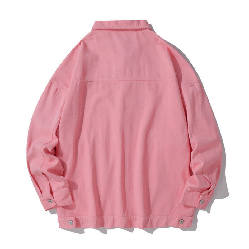 Nimara Ritual Long Sleeve Button Stand Collar Design Men's Cotton Jacket Shirt With Pockets