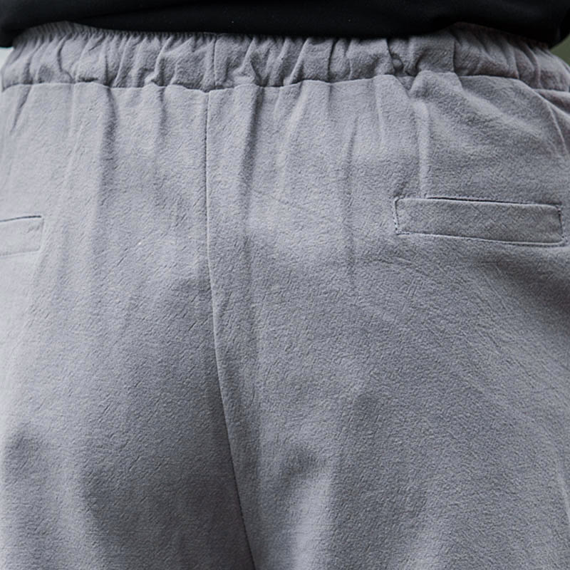 Nimara Ritual Plain Casual Bloomer Men's Pants With Pockets