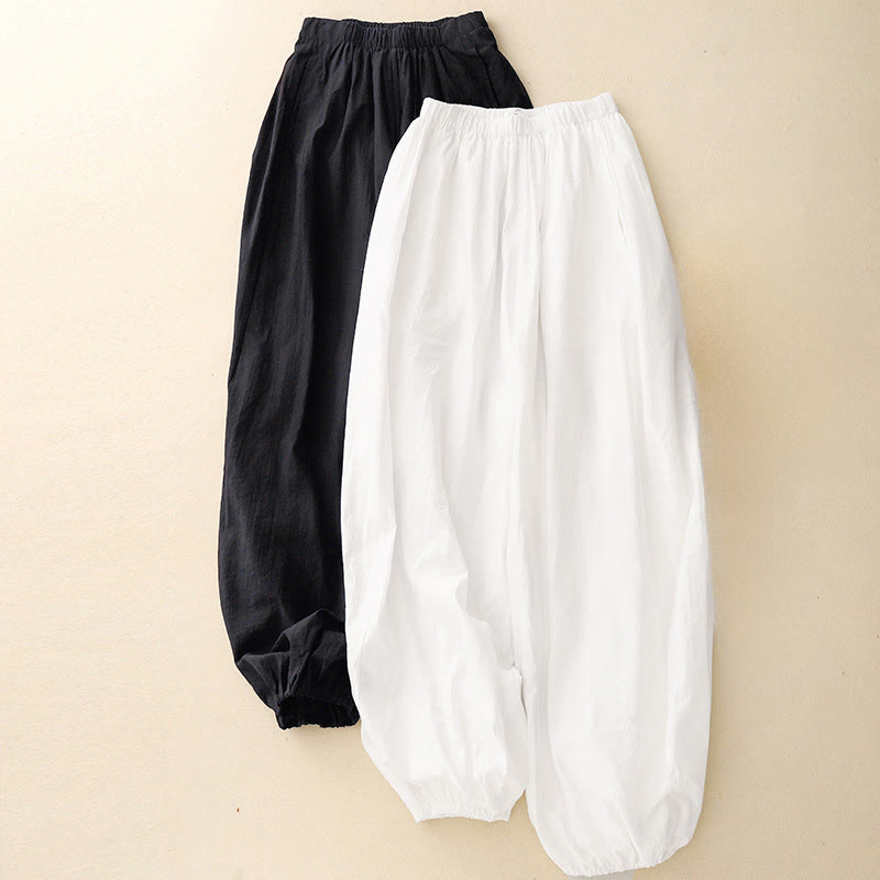 Nimara Ritual Casual Simple Design Women's Harem Pants With Pockets