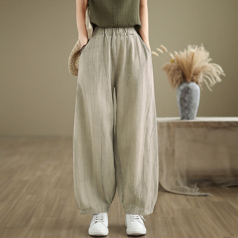 Nimara Ritual Casual Plain Women's Harem Pants With Pockets