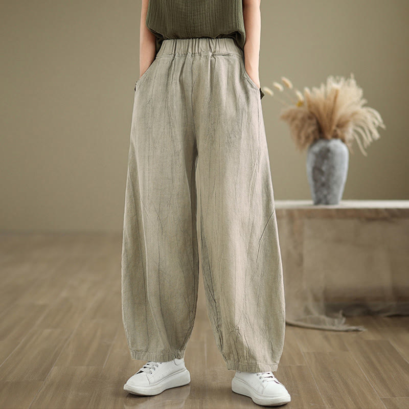 Nimara Ritual Casual Plain Women's Harem Pants With Pockets