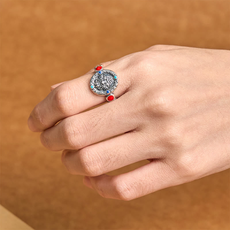 Nimara Ritual Zakiram Copper Adjustable Wealth Open Ring