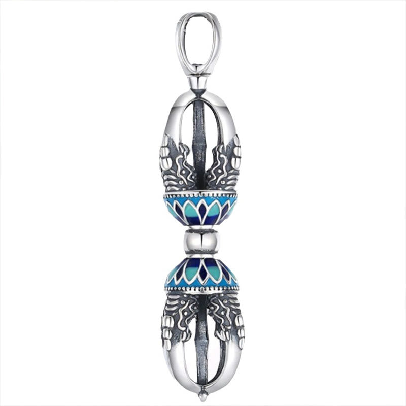Spiritual Power Tibetan Copper Vajra Dorje Necklace Pendant