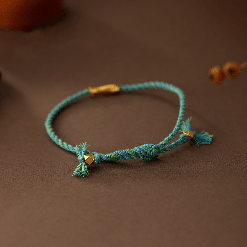 Nimara Ritual Copper Lucky Koi Fish Luck Rope Bracelet