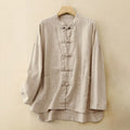 Nimara Ritual Literary Artistic Chinese Knot Button Casual Clothing