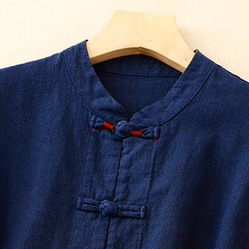 Nimara Ritual Literary Artistic Chinese Knot Button Casual Clothing