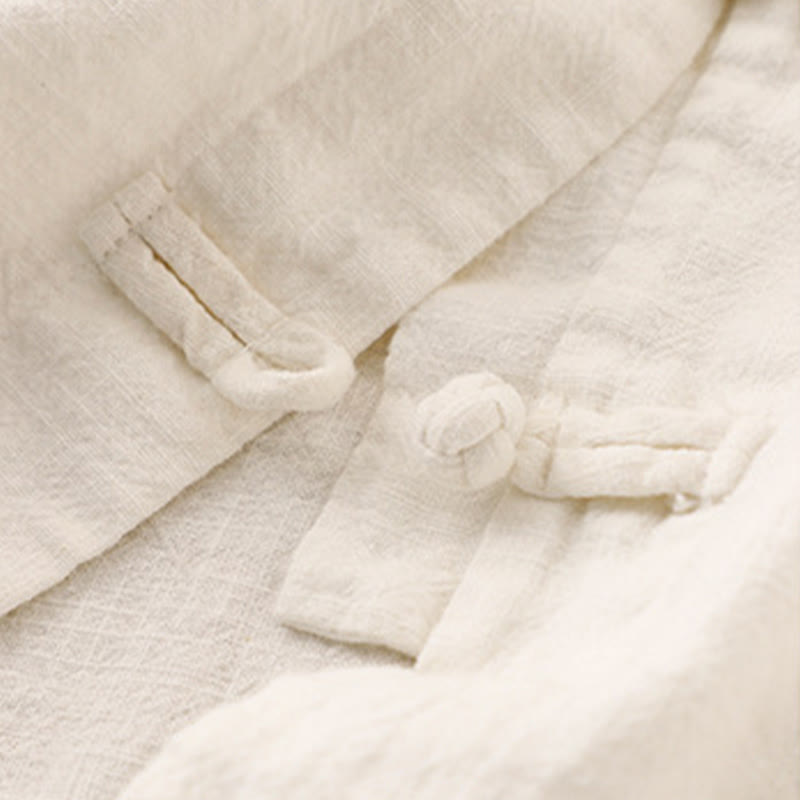 Nimara Ritual Literary Artistic Chinese Knot Button Casual Clothing